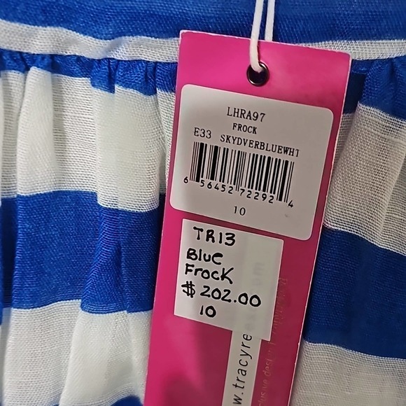 Plenty by Tracy Reese Frock Striped Dress NWT Size 10 - Picture 5 of 8